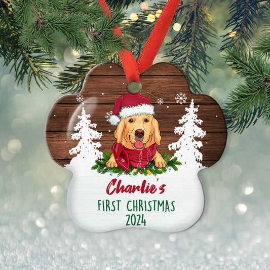 Dog‘s Christmas - Personalized Custom Aluminum Ornament