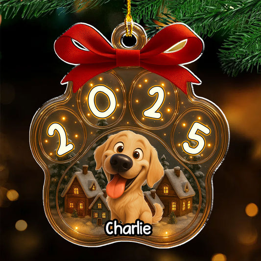 Snow All Over Here - Personalized Custom 3D Inflated Effect Acrylic Ornament