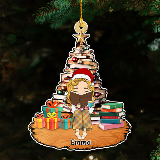All I Want For Christmas Is A Good Book - Personalized Custom Acrylic Ornament