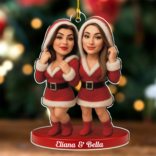 Smiles And Style - Personalized Custom Acrylic Ornament