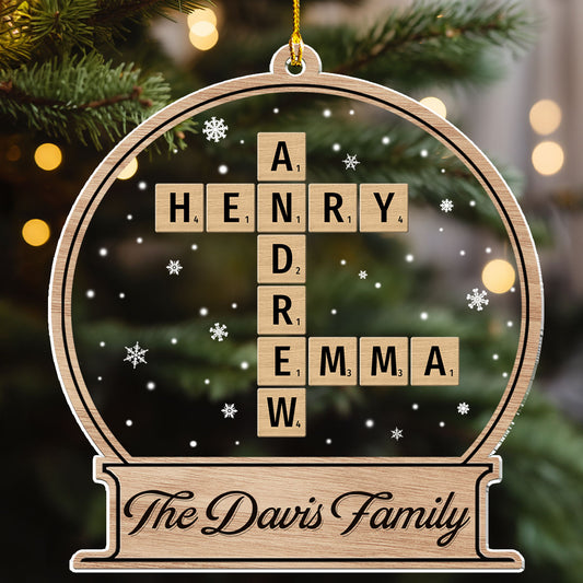 At Christmas, All Roads Lead Home - Personalized Custom Acrylic Ornament