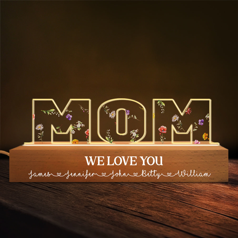 3D LED Light For Mom