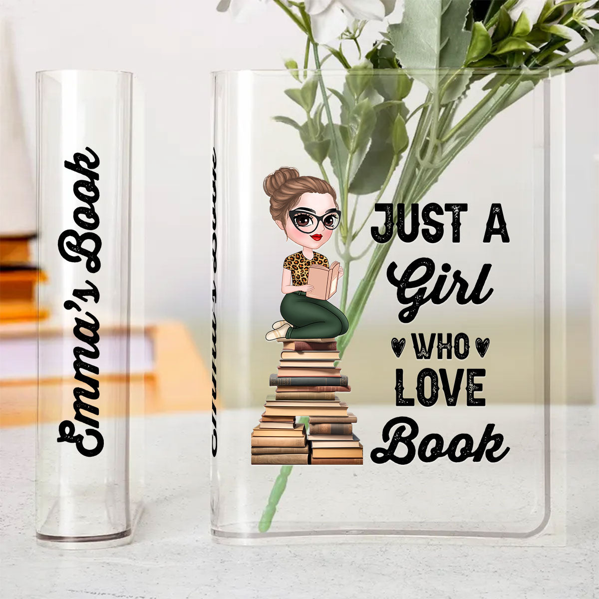 Acrylic Book Vase