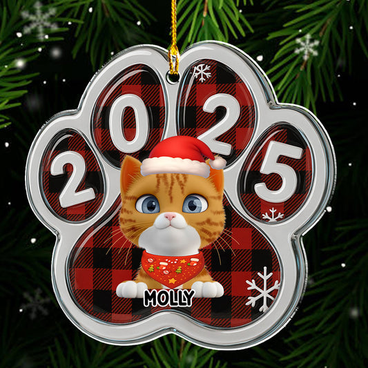 Meowy Catmas People - Personalized Custom Acrylic Ornament