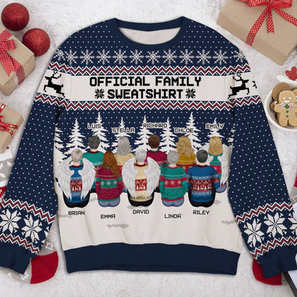 Family Sweatshirt - Personalized Custom All-Over-Print Sweatshirt