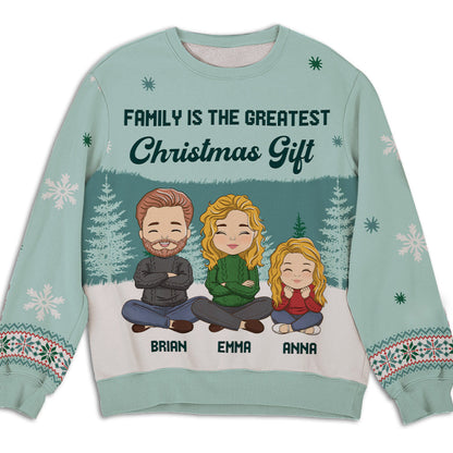 The Greatest Gift - Personalized Custom All-Over-Print Sweatshirt