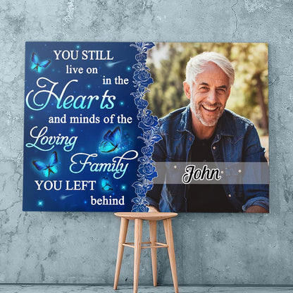 Hearts And Minds - Personalized Custom Photo Canvas - Blithe Hub