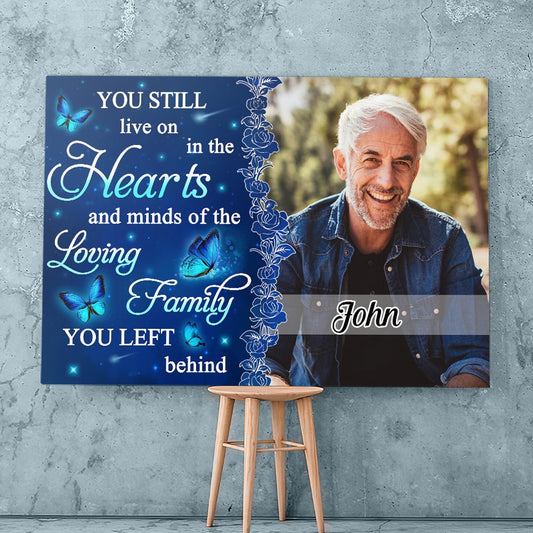 Hearts And Minds - Personalized Custom Photo Canvas - Blithe Hub