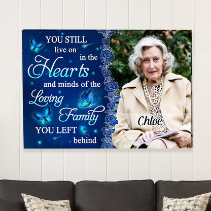Hearts And Minds - Personalized Custom Photo Canvas - Blithe Hub