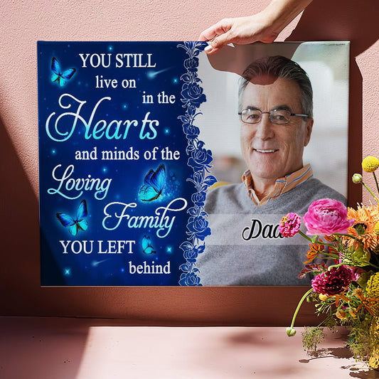 Hearts And Minds - Personalized Custom Photo Canvas - Blithe Hub
