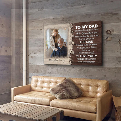 You Are The World - Personalized Custom Photo Canvas - Blithe Hub