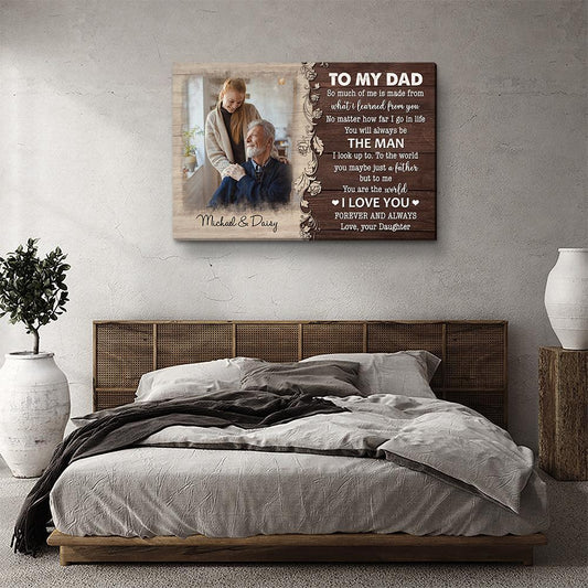 You Are The World - Personalized Custom Photo Canvas - Blithe Hub
