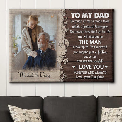 You Are The World - Personalized Custom Photo Canvas - Blithe Hub